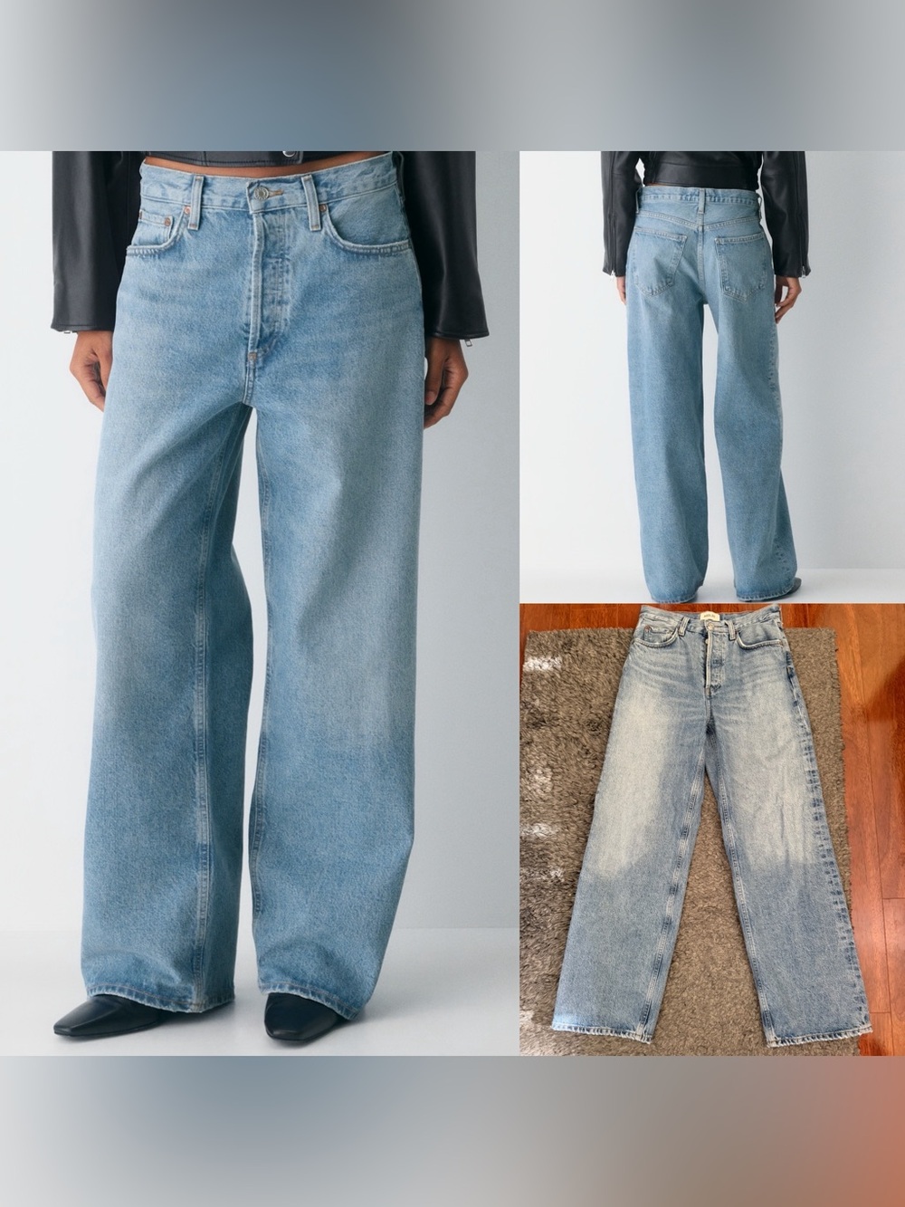 Agolde Low Slung Baggy Jeans
